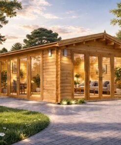 Attefallshus MIA (44 mm), 5,5 × 5,5 m, 30 m²