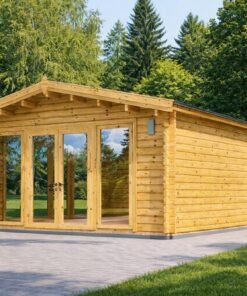 Attefallshus MIA (44 mm), 5,5 × 5,5 m, 30 m²