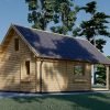 Attefallshus AGATA 39 m² (44 mm + 19 mm träbeklädnad)