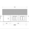 AtteAttefallshus AGATA 39 m² (44 mm + 19 mm träbeklädnad)fallshus AGATA 39 m² (34 mm + 19 mm träbeklädnad) 