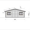 Timmerstuga ALICE (44 + 44mm), 72 m²