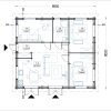 Timmerstuga ALICE (44 + 44mm), 72 m²