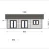 Timmerstuga ALICE (44 + 44mm), 72 m²