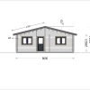 Timmerstuga ALICE (44 + 44mm), 72 m²