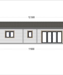 Timmerstuga ANICA (44 + 44mm) , 71 m²