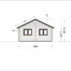 Timmerstuga ANICA (44 + 44mm) , 71 m²