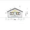 Timmerstuga ANICA (44 + 44mm) , 71 m²