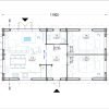 Timmerstuga ANICA (44 + 44mm) , 71 m²