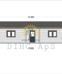Timmerstuga ANICA (44 + 44mm) , 71 m²