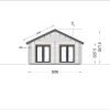 Timmerstuga ANICA (44 + 44mm) , 71 m²