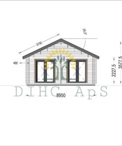 Timmerstuga ANICA (44 + 44mm) , 71 m²