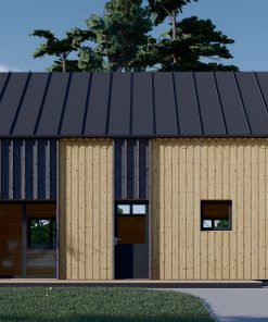 Timmerstuga ASTRID 120 m² (44 mm + 19 mm träbeklädnad)