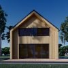 Timmerstuga ASTRID 120 m² (44 mm + 19 mm träbeklädnad)
