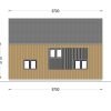 Timmerstuga ASTRID 120 m² (44 mm + 19 mm träbeklädnad)