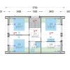 Timmerstuga ASTRID 120 m² (44 mm + 19 mm träbeklädnad)
