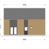 Timmerstuga ASTRID 120 m² (44 mm + 19 mm träbeklädnad)