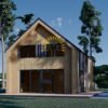 Timmerstuga ASTRID 120 m² (44 mm + 19 mm träbeklädnad)