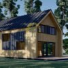 Timmerstuga ASTRID 120 m² (44 mm + 19 mm träbeklädnad)