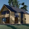 Timmerstuga ASTRID 120 m² (44 mm + 19 mm träbeklädnad)
