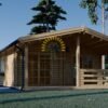 Timmerstuga AVON (66 mm), 6×15 m, 90 m² 