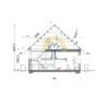 Timmerstuga DORIS (44+44 mm), 80 m²