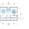 Timmerstuga DORIS (44+44 mm), 80 m²