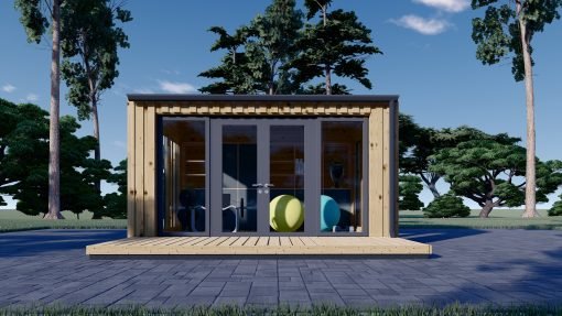 Friggebod EMMY 12 m² (34 mm + 19 mm träbeklädnad)