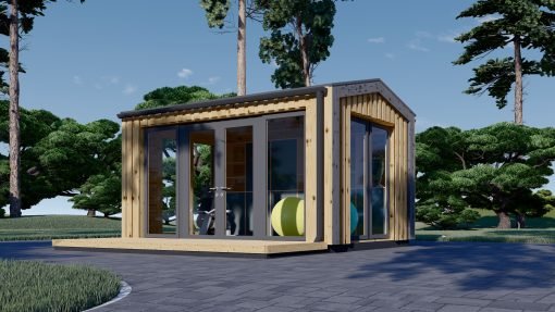Friggebod EMMY 12 m² (34 mm + 19 mm träbeklädnad)