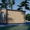 Friggebod EMMY 12 m² (34 mm + 19 mm träbeklädnad)
