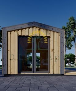 Friggebod EMMY 15 m² (34 mm + 19 mm träbeklädnad)