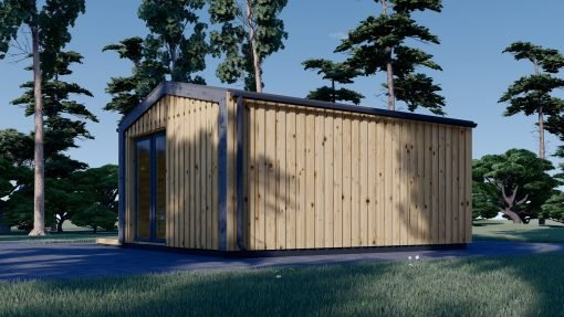 Attefallshus EMMY 20 m² (34 mm + 19 mm träbeklädnad)