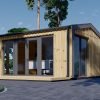 Attefallshus EMMY 20 m² (34 mm + 19 mm träbeklädnad)