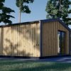 Attefallshus EMMY 25 m² (34 mm + 19 mm träbeklädnad)