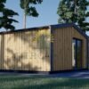 Attefallshus EMMY 25 m² (34 mm + 19 mm träbeklädnad)