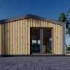 Attefallshus EMMY 25 m² (34 mm + 19 mm träbeklädnad)