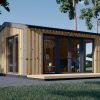 Attefallshus EMMY 25 m² (34 mm + 19 mm träbeklädnad)