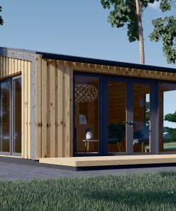 Attefallshus EMMY 25 m² (34 mm + 19 mm träbeklädnad)