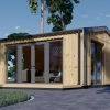 Attefallshus EMMY 25 m² (34 mm + 19 mm träbeklädnad)