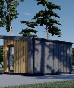 Friggebod EVELIN 12 m² (34 mm + 19 mm träbeklädnad)