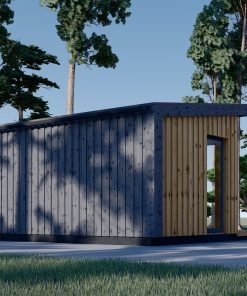 Friggebod EVELIN 12 m² (34 mm + 19 mm träbeklädnad)