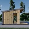 Friggebod EVELIN 15 m² (34 mm + 19 mm träbeklädnad)