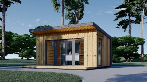 Friggebod EVELIN 15 m² (34 mm + 19 mm träbeklädnad)