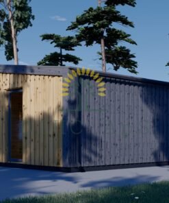 Friggebod EVELIN 15 m² (34 mm + 19 mm träbeklädnad)