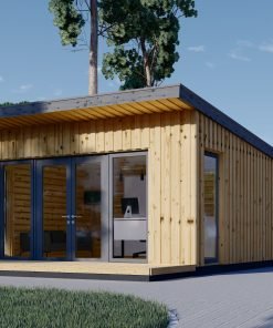 Friggebod EVELIN 20 m² (34 mm + 19 mm träbeklädnad)