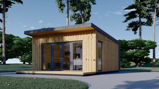 Friggebod EVELIN 20 m² (34 mm + 19 mm träbeklädnad)