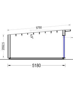 Attefallshus EVELIN 25 m² (34 mm + 19 mm träbeklädnad)