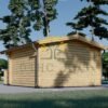 Attefallshus KING 20 m², 4×5 m (44 mm)