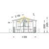 Attefallshus KING 20 m², 4×5 m (44 mm)