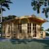 Attefallshus KING 20 m², 4×5 m (44 mm)