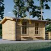 Attefallshus KING 20 m², 4×5 m (44 mm)